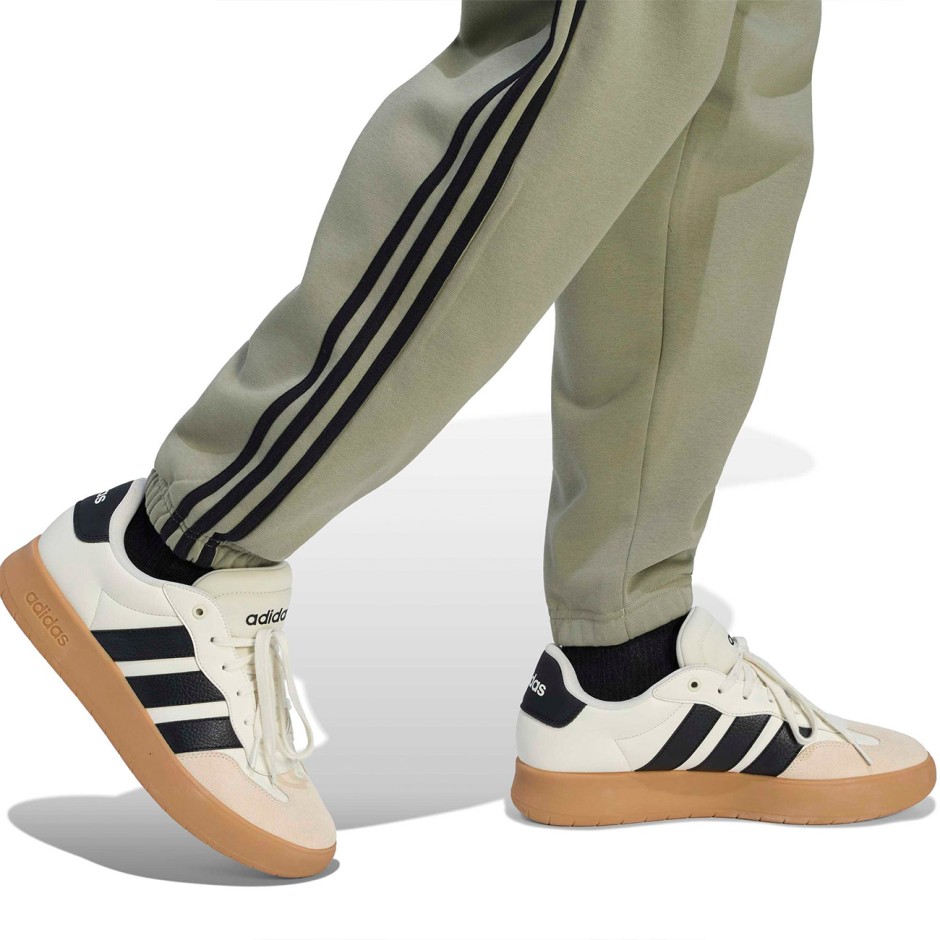 Men's Pants Beige - adidas Sportswear Essentials 3-Stripes Fleece