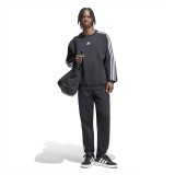 Men's Pants Black - adidas Sportswear Essentials 3-Stripes Fleece Image 3