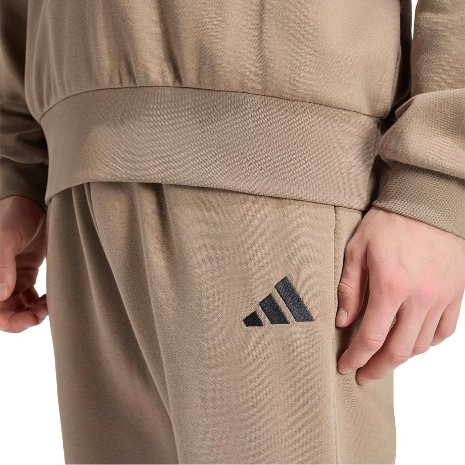 Men's Joggers Κhaki - adidas Sportswear Essentials Feelcozy Fleece