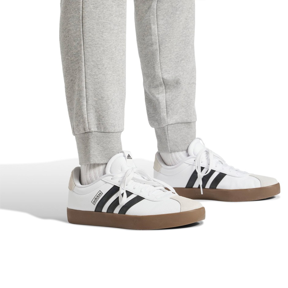 Ανδρικό Παντελόνι Φόρμα Λευκό - adidas Sportswear Essentials Feelcozy Fleece