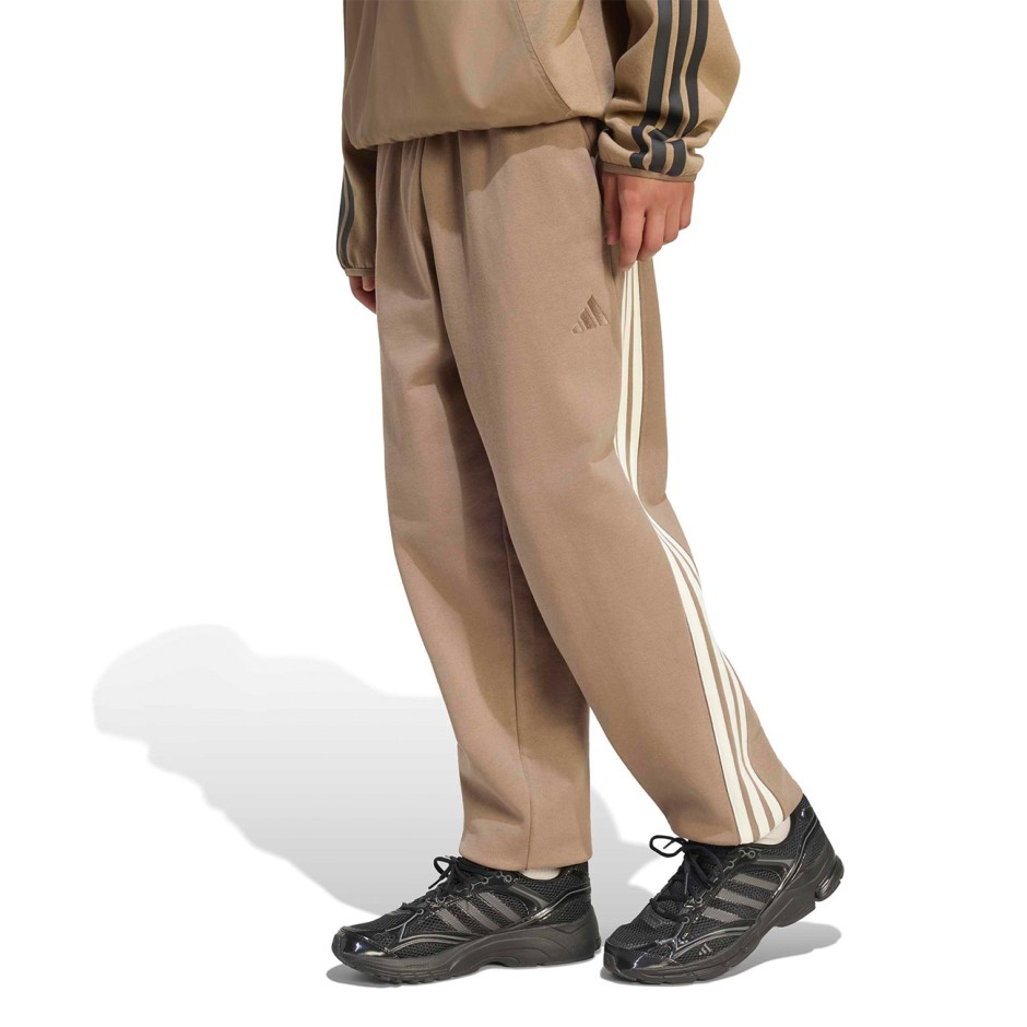 Men's Pants Κhaki - adidas Sportswear KIT 3-Stripes Regular Cuffed