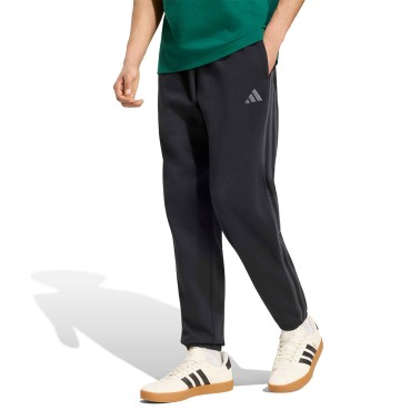 Men's Pants Black - adidas Sportswear Essentials 3-Stripes Fleece
