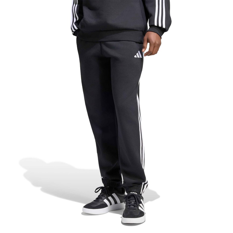 Men's Pants Black - adidas Sportswear Essentials 3-Stripes Fleece