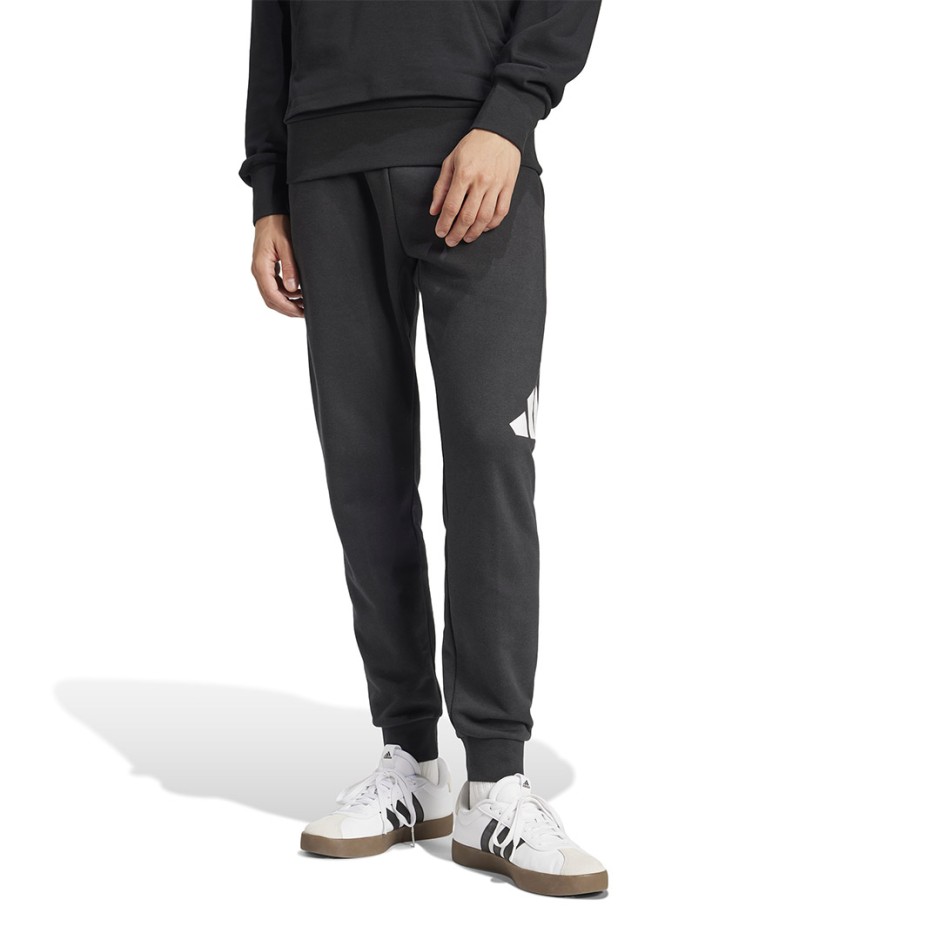 Ανδρικό Παντελόνι Φόρμα Μαύρο - adidas Sportswear Essentials Big Logo French Terry