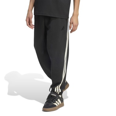 Men's Pants Black - adidas Sportswear KIT 3-Stripes Regular Cuffed
