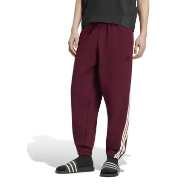 Ανδρικό Παντελόνι Φόρμα Μπορντό - adidas Sportswear KIT 3-Stripes Regular Cuffed