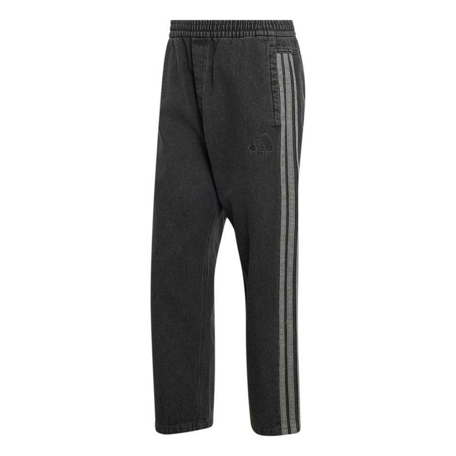 Παιδικό Παντελόνι Τζιν Μαύρο - adidas Sportswear Stadium Regular