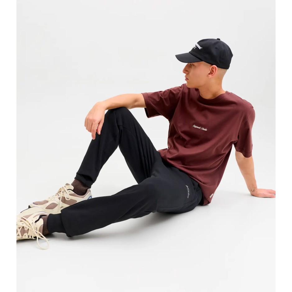 Ανδρικό Παντελόνι Φόρμα Μαύρο - Jack & Jones Jpstgordon