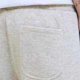 JACK & JONES JPSTKANE BRADLEY UNCUFFED SWT PANTS NOOS 12279134-LIGHT GREY MELANGE Grey Image 3