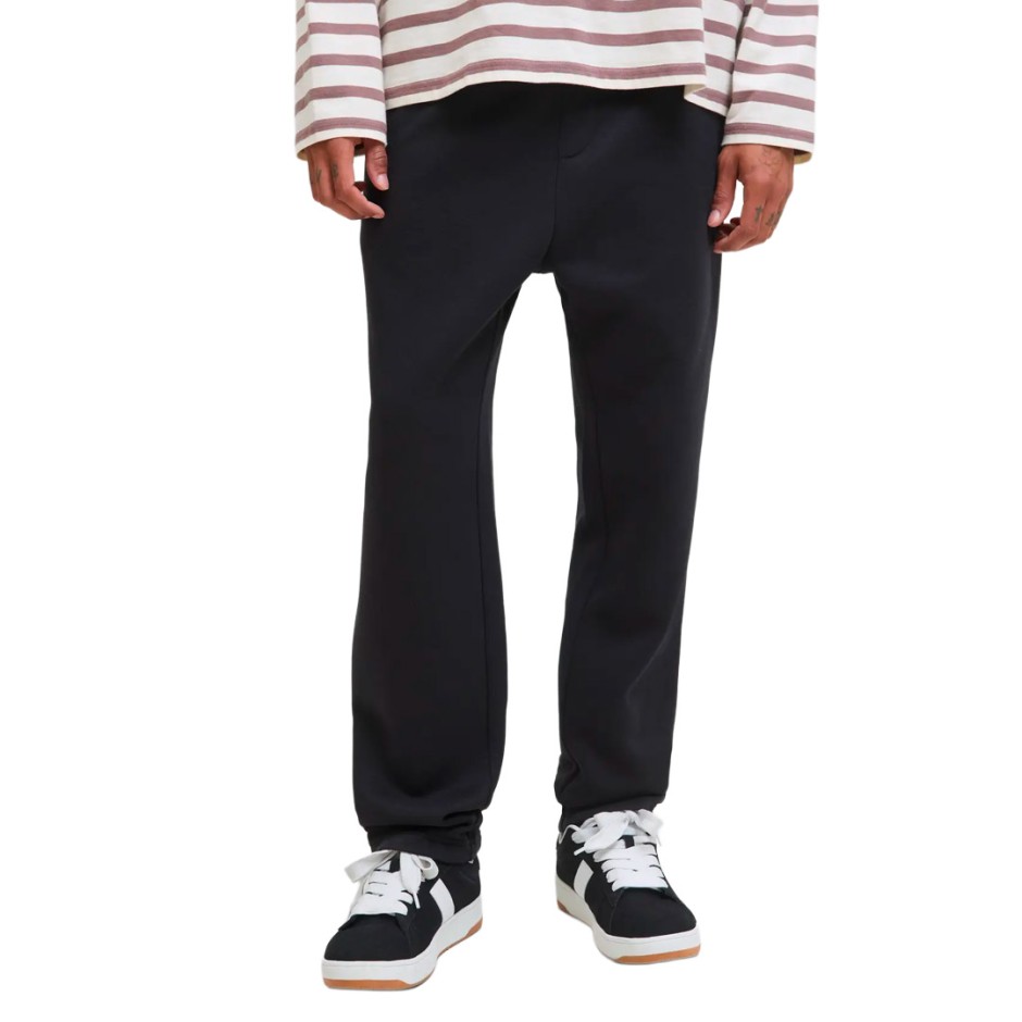 JACK & JONES JPSTKANE BRADLEY UNCUFFED SWT PANTS NOOS 12279134-BLACK Black