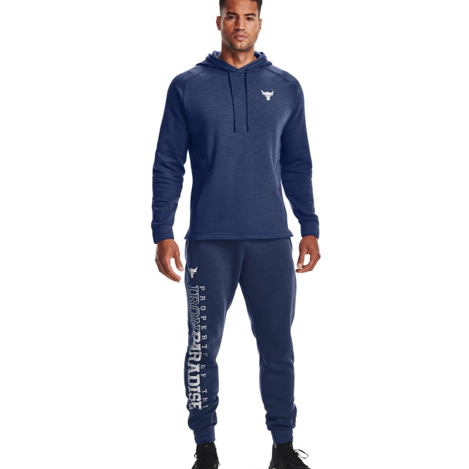 UNDER ARMOUR UA PROJECT ROCK CC FLEECE JOGGER 1367035-404 Blue UNDER ARMOUR UA PROJECT ROCK CC FLEECE JOGGER 1367035-404 Blue