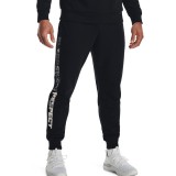 UNDER ARMOUR UA PROJECT ROCK RIVAL FLEECE JOGGER 1367111-001 Black Image 