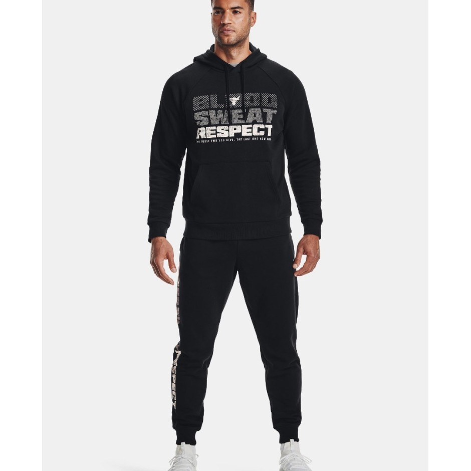UNDER ARMOUR UA PROJECT ROCK RIVAL FLEECE JOGGER 1367111-001 Black