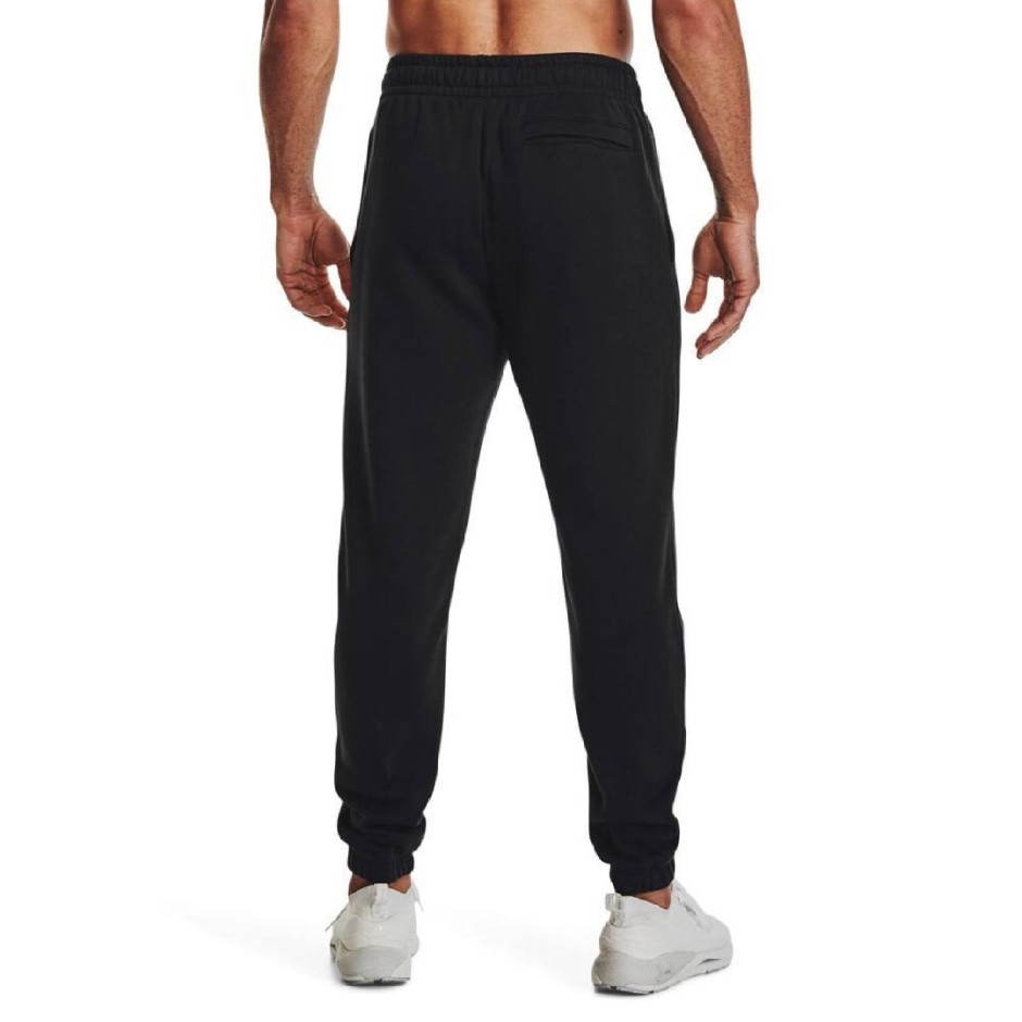 Under Armour Essential Fleece Μαύρο - Ανδρικό Παντελόνι Φόρμα