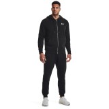 Under Armour Essential Fleece Μαύρο - Ανδρικό Παντελόνι Φόρμα Εικόνα 4