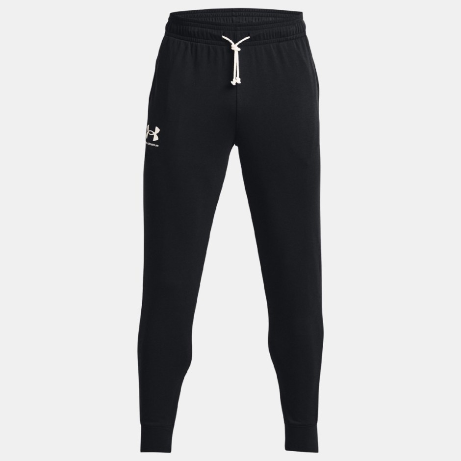 Ανδρικό Παντελόνι Φόρμα Μαύρο - Under Armour Rival Terry
