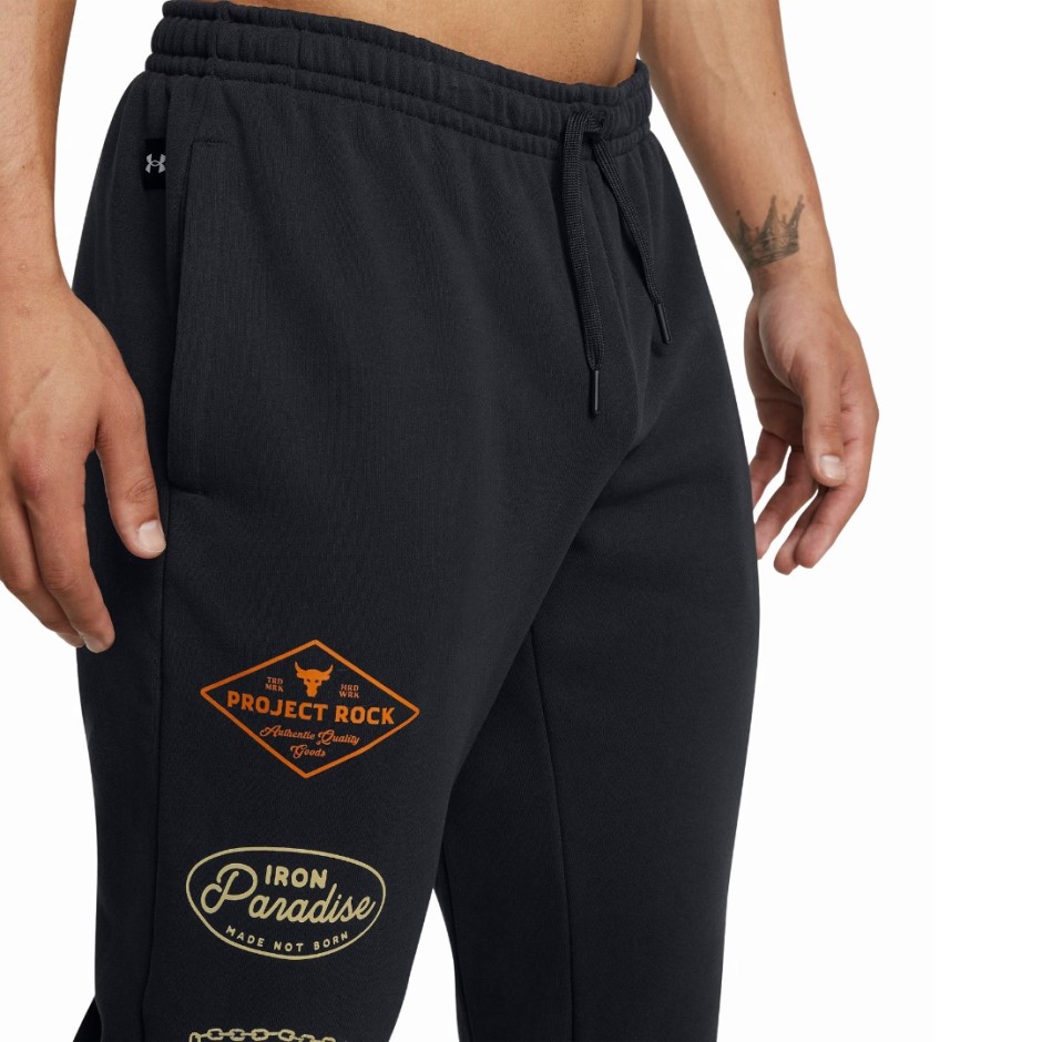 UNDER ARMOUR PROJECT ROCK HWT PANT TOOLS 1386899-001 Black