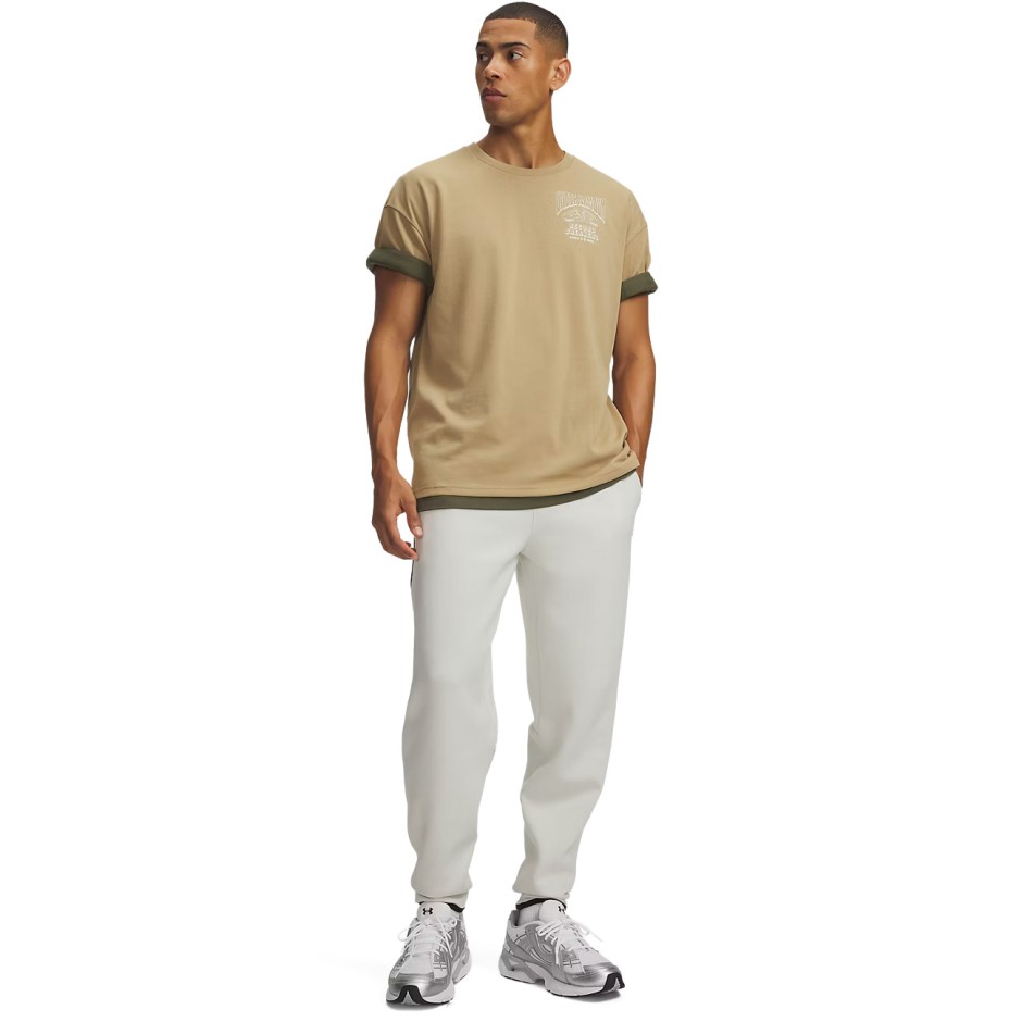 Men's Joggers Ecru - Under Armour Unstoppable Fleece