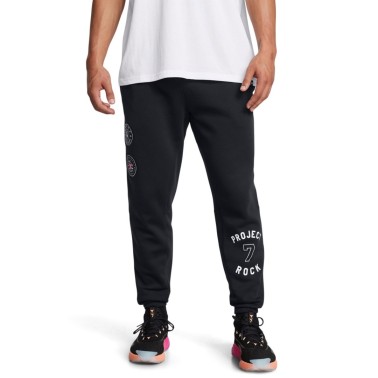 UNDER ARMOUR PROJECT ROCK ICON FLC JOGGER Q3 1386883-001 Black