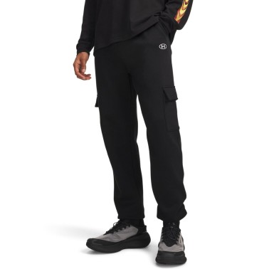 UNDER ARMOUR RIVAL FLC CARGO JGRS 6013443-008 Μαύρο