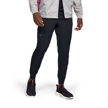 Under Armour Unstoppable Μαύρο - Ανδρικό Παντελόνι Φόρμα Με Λάστιχο