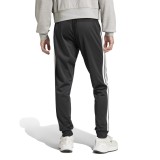 Ανδρικό Παντελόνι Φόρμα Μαύρο - adidas Sportswear 3-Stripes Essentials Tricot Regular Tapered Εικόνα 0
