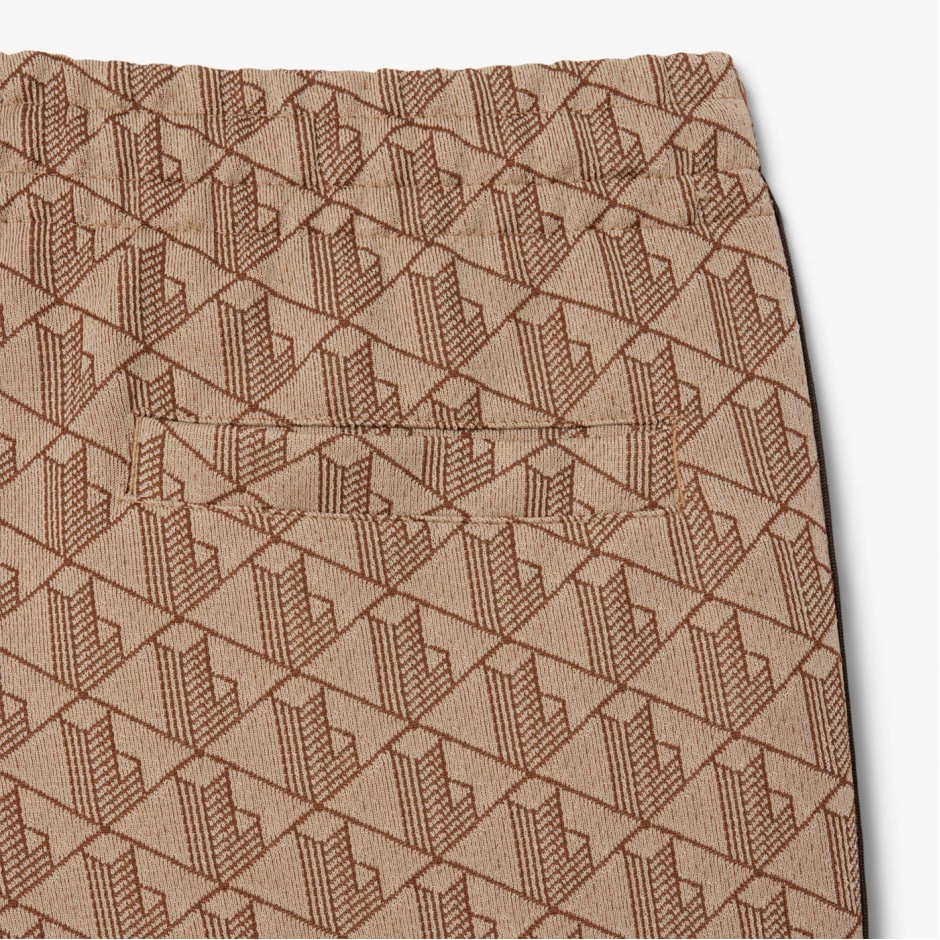 LACOSTE TRACK TROUSERS CORE COLLECTION MONOGRAM XH14406IR Beige