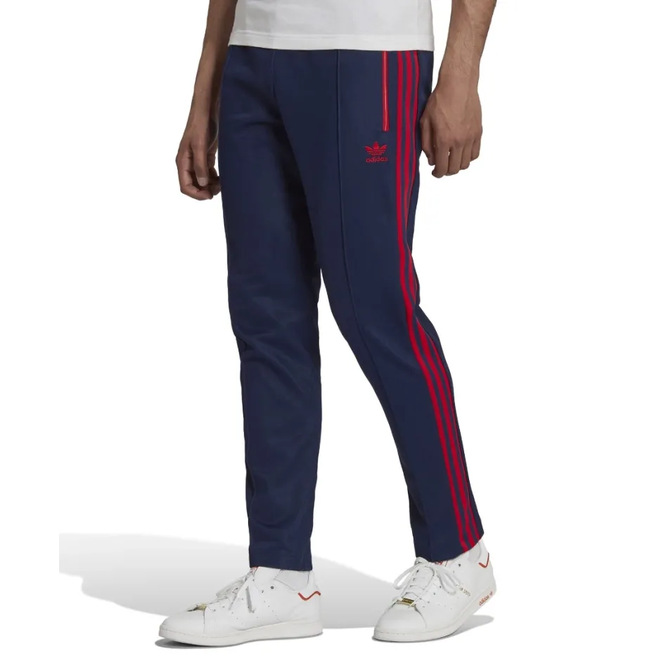 Adidas red hot sale white blue pants