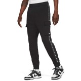 NIKE SPORTSWEAR MEN'S FLEECE CARGO PANTS DM4680-010 Black Image 