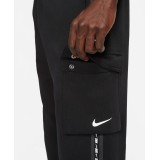 NIKE SPORTSWEAR MEN'S FLEECE CARGO PANTS DM4680-010 Black Image 4