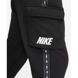 NIKE SPORTSWEAR MEN'S FLEECE CARGO PANTS DM4680-010 Black Image 5