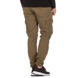 FUNKY BUDDHA MEN'S CARGO PANTS FBM003-02219-OLIVE Χακί Εικόνα 0
