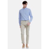 ΑΝΔΡΙΚΟ ΠΑΝΤΕΛΟΝΙ CHINO FUNKY BUDDHA FBM00100102-GREIGE Γκρί Εικόνα 0