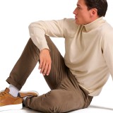 Ανδρικό Παντελόνι Chino Καφέ - Funky Buddha The Essentials Εικόνα 1