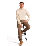 Ανδρικό Παντελόνι Chino Καφέ - Funky Buddha The Essentials Εικόνα 4