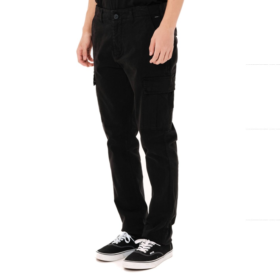EMERSON MEN'S CLASSIC CARGO PANTS 262.EM42.96-BLACK Black