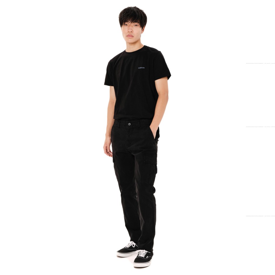 EMERSON MEN'S CLASSIC CARGO PANTS 262.EM42.96-BLACK Black