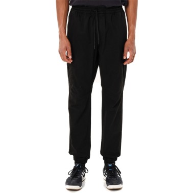 EMERSON MEN'S ELASTICATED CUFFED CARGO PANTS 262.EM42.07-BLACK Μαύρο