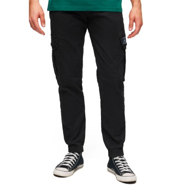 Ανδρικό Παντελόνι Cargo Μαύρο - Superdry D3 Ovin Para