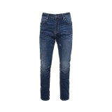 FUNKY BUDDHA MEN'S LOOSE TAPERED JEANS FBM094-02219-DK BLUE Jeans