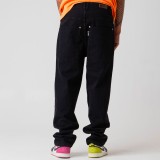 BEE UNUSUAL FEEL GOOD DENIM BAGGY PANTS AB-250033-BLACK Black Image 1