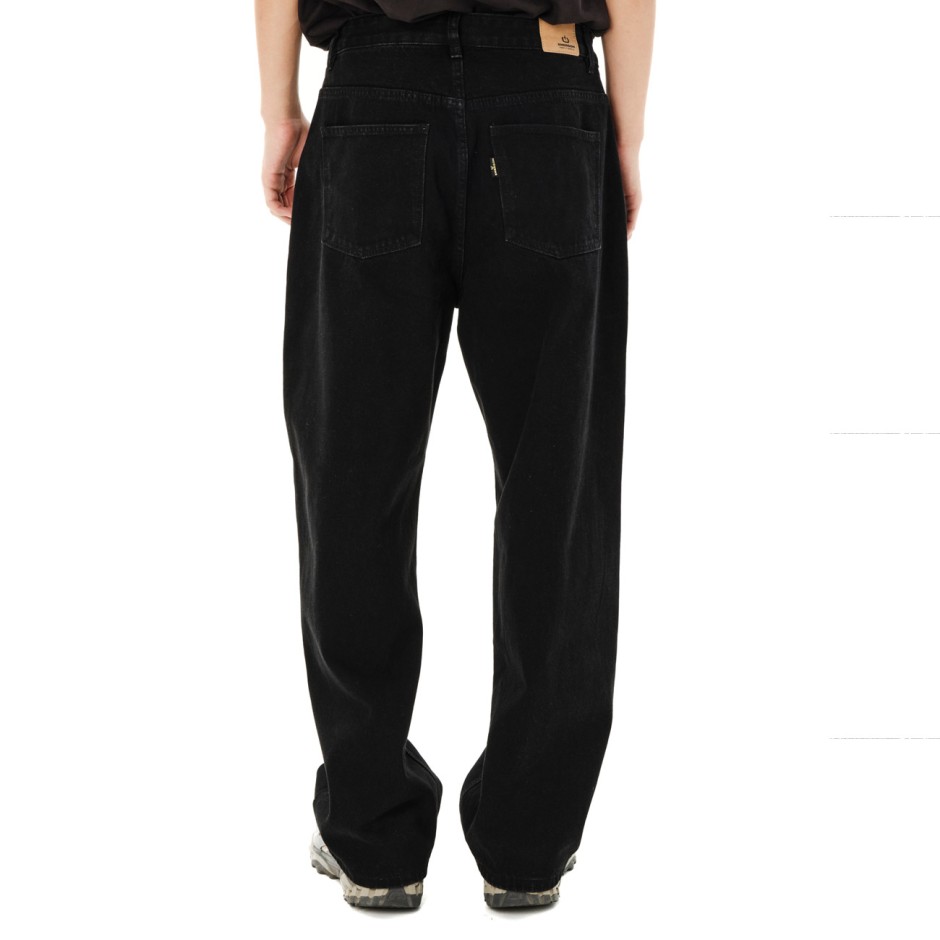 EMERSON MEN'S BAGGY DENIM PANTS 262.EM44.117-BLACK Μαύρο
