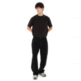 EMERSON MEN'S BAGGY DENIM PANTS 262.EM44.117-BLACK Μαύρο Εικόνα 3