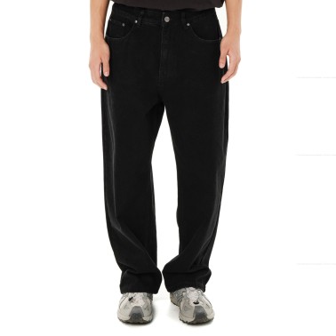 EMERSON MEN'S BAGGY DENIM PANTS 262.EM44.117-BLACK Μαύρο
