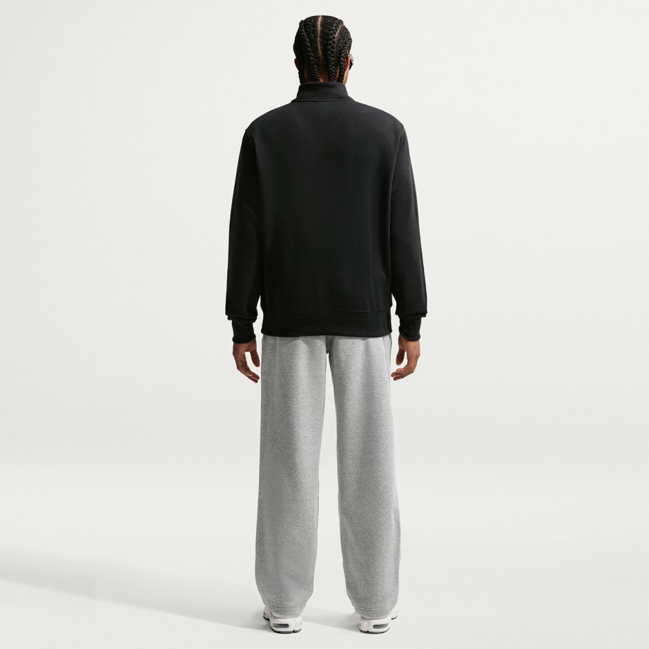 Ανδρική Μακρυμάνικη Μπλούζα Μαύρη - Nike Sportswear Club