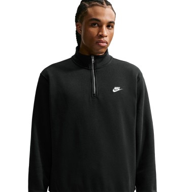 Ανδρική Μακρυμάνικη Μπλούζα Μαύρη - Nike Sportswear Club