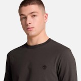 Ανδρική Κοντομάνικη Μπλούζα Μαύρη - Timberland Dunstan River Slim Embroidered Εικόνα 1