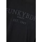 Ανδρική Μακρυμάνικη Μπλούζα Μαύρη - Funky Buddha Εικόνα 1