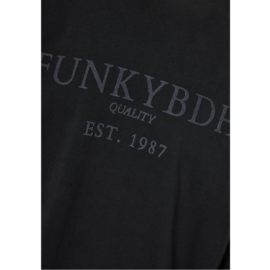 Ανδρική Μακρυμάνικη Μπλούζα Μαύρη - Funky Buddha