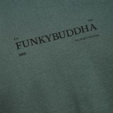 Ανδρική Μακρυμάνικη Μπλούζα Πράσινη - Funky Buddha Εικόνα 3